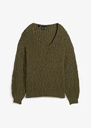 Pull en fil bouclé, bonprix