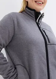 Veste polaire en maille avec doublure peluche, bonprix