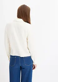 Blouse à col volanté, bonprix