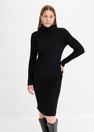 Robe en maille côtelée, bonprix