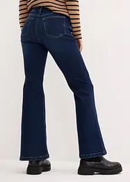 Jean flare taille haute élastiquée, bonprix