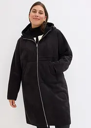 Manteau court avec doublure peluche, bonprix