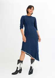 Robe en jean asymétrique, bonprix