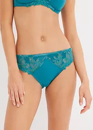 Slip avec de belles broderies en velours, bonprix