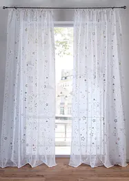 Voilage avec étoiles brillantes (1 pce), bonprix