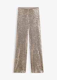 Pantalon en jersey à sequins, bonprix