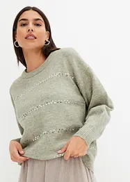 Pull boxy à sequins, bonprix