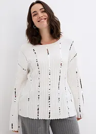 Pull côtelé, bonprix