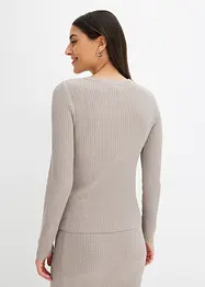 Pull côtelé, bonprix