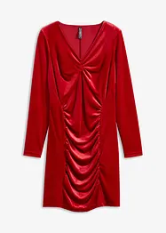 Robe courte en velours doux, bonprix