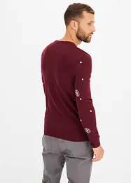 Pull avec motif de Noël, bonprix