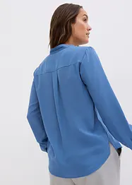 Blouse en crêpe, manches longues, bonprix