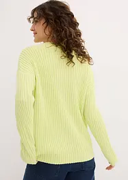 Pull en maille torsadée, bonprix