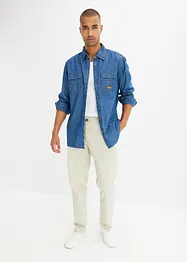 Chemise en jean aspect délavé, bonprix