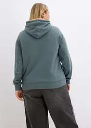 Sweat-shirt chaud à capuche avec doublure peluche, bonprix