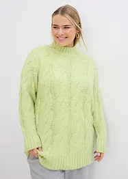 Pull en maille torsadée, bonprix