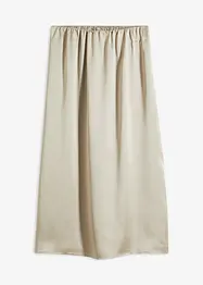 Jupe midi en satin, bonprix