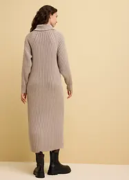 Robe en maille à col roulé, bonprix