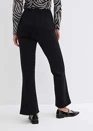 Pantalon en jersey flared, bonprix