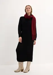 Robe en maille à col roulé, bonprix