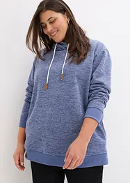 Sweat-shirt long et ultra douillet, bonprix