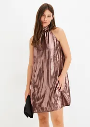 Robe courte en satin, bonprix