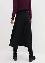 Jupe midi en viscose mélangée, bonprix