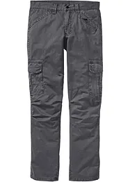 Pantalon cargo 100% coton, coupe droite et loose, bonprix