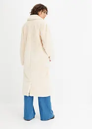 Manteau en polaire peluche avec col revers, bonprix