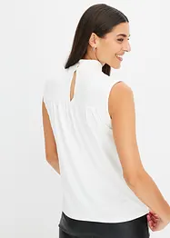 Top en jersey avec boutons décoratifs, bonprix