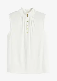 Top en jersey avec boutons décoratifs, bonprix