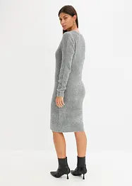 Robe en maille avec lurex, bonprix