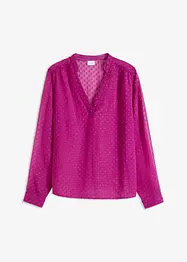 Blouse en crêpe texturé, bonprix