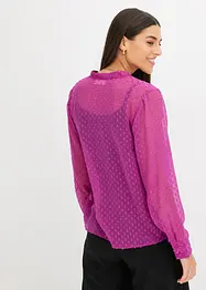 Blouse en crêpe texturé, bonprix