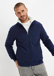 Sweat zippé à col montant et doublure thermique, bonprix