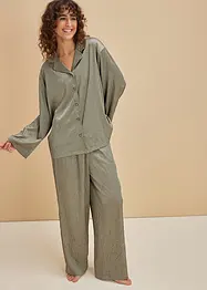 Pyjama en satin aux reflets irisés, bonprix