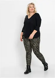 T-shirt manches 3/4 en viscose et élasthanne, bonprix