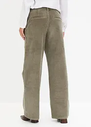 Pantalon ample en velours côtelé, bonprix