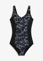 Maillot 1 pièce sculptant, maintien léger, bonprix