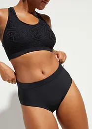Bas de bikini sculptant taille haute, maintien léger, bonprix