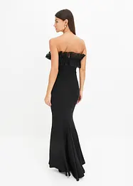 Robe col Bardot en crêpe texturé, bonprix