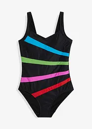 Maillot 1 pièce sculptant, maintien fort, à empiècements, bonprix