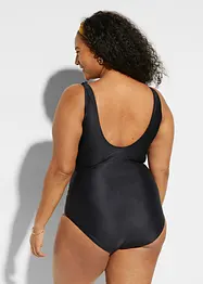 Maillot 1 pièce sculptant, maintien fort, avec volants, bonprix