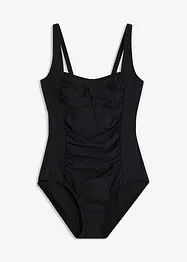 Maillot 1 pièce sculptant, maintien modéré, style portefeuille, bonprix