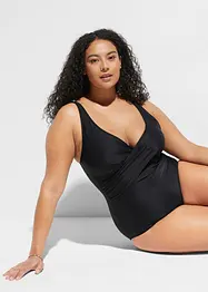 Maillot 1 pièce sculptant, maintien léger, bonprix
