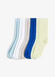 Lot de 10 paires de chaussettes coton, bonprix