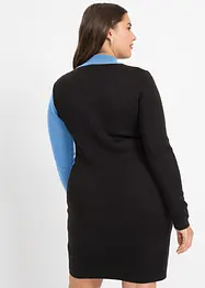Robe en maille jacquard à rayures modernes, bonprix