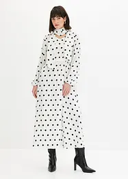 Robe longue à lavallière amovible, bonprix