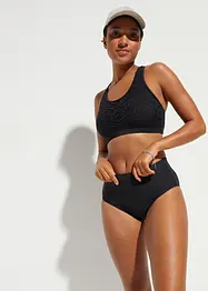Bas de bikini sculptant taille haute, maintien léger, bonprix