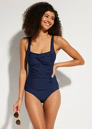 Maillot 1 pièce sculptant style croisé, maintien modéré, bonprix